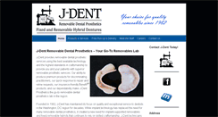 Desktop Screenshot of j-dentprosthetics.com