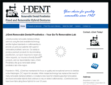 Tablet Screenshot of j-dentprosthetics.com